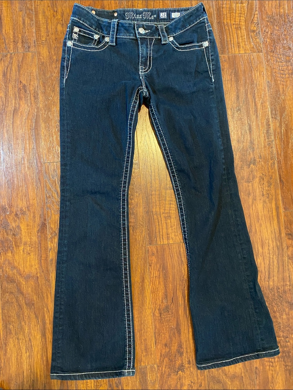 Miss Me Dark Indigo Flare Jeans